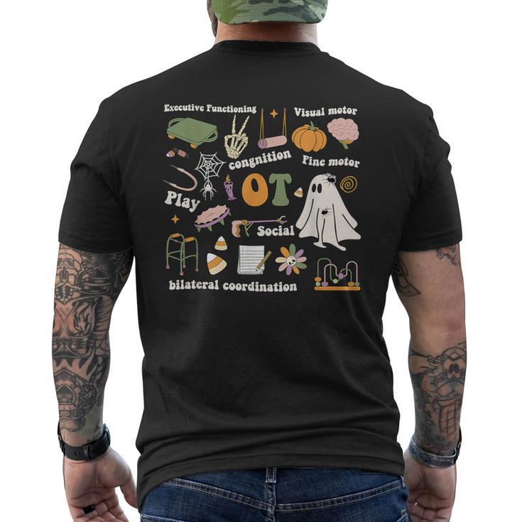 Occupational Therapy Student Ot Therapist Ot Halloween Men's T-shirt Back Print