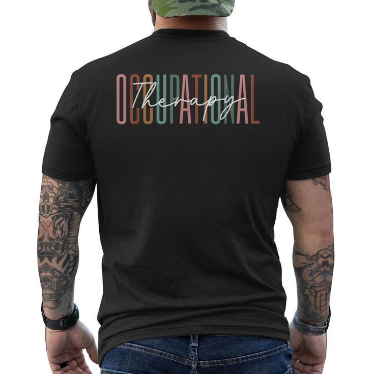 Occupational Therapy Pediatric Therapist Ot Month Assistant Mens Back Print T-shirt