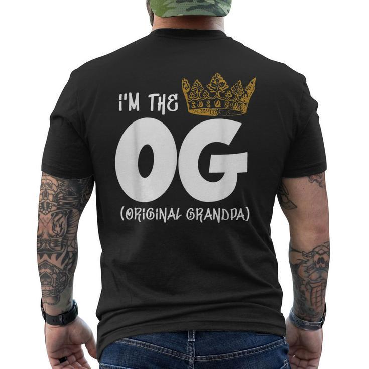 Im The Og Original Grandpa Notorious One First Birthday Men's Back Print T-shirt
