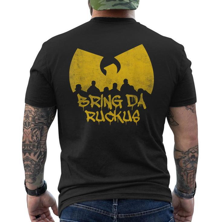 Old School Hip Hop Bring Da Ruckus Men's T-shirt Back Print