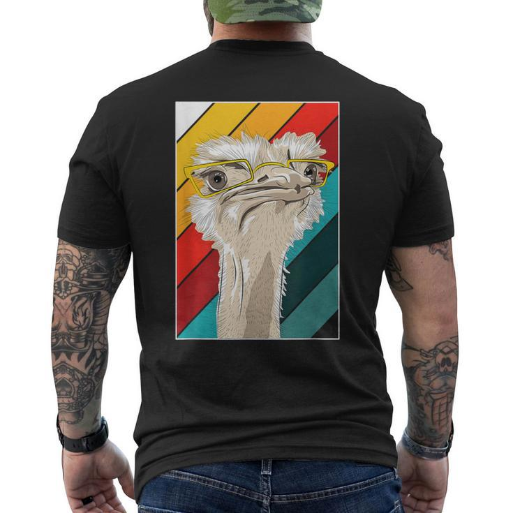 Ostrich Men's T-shirt Back Print