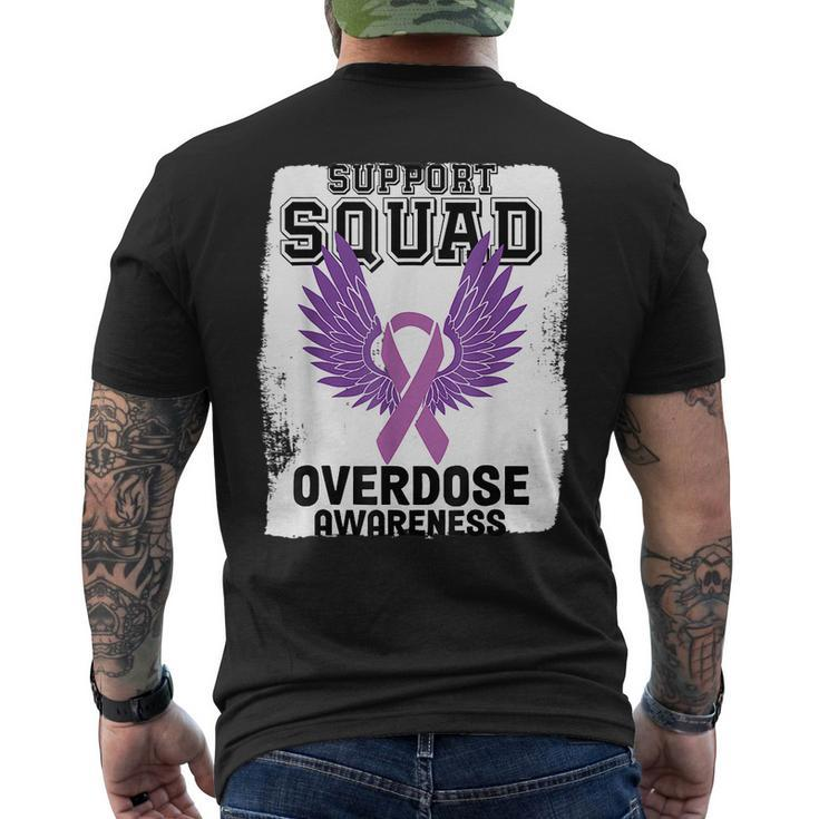 Overdose Awareness August We Wear Purple Overdose Awareness Men's T-shirt Back Print