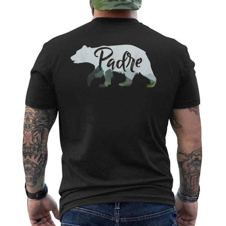 Padre Bear For Dad Family Holiday Men's Back Print T-shirt