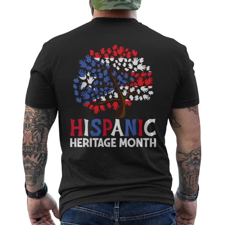 Hispanic Heritage Celebration Puerto Rico Tree Heritage Men's T-shirt Back Print