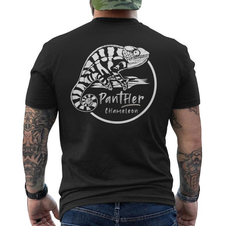 Panther Chameleon Reptile Keepers Lizard Men's T-shirt Back Print