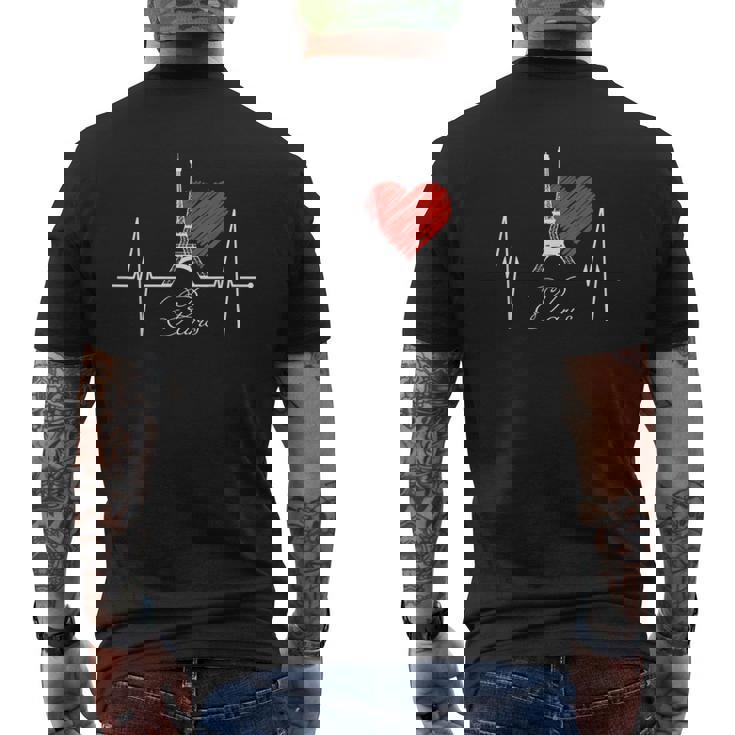 Live Paris エッフェル塔 Tシャツ M Eiffel Tower Paris Vintage I Love Paris France Men's Back