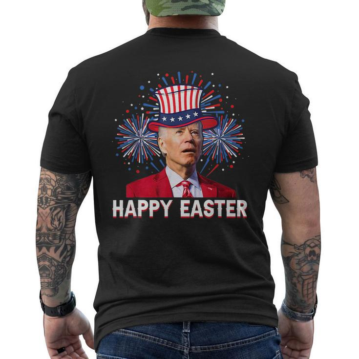 Patriotic 4Th Of July Funny Joe Biden President Usa Flag  Mens Back Print T-shirt