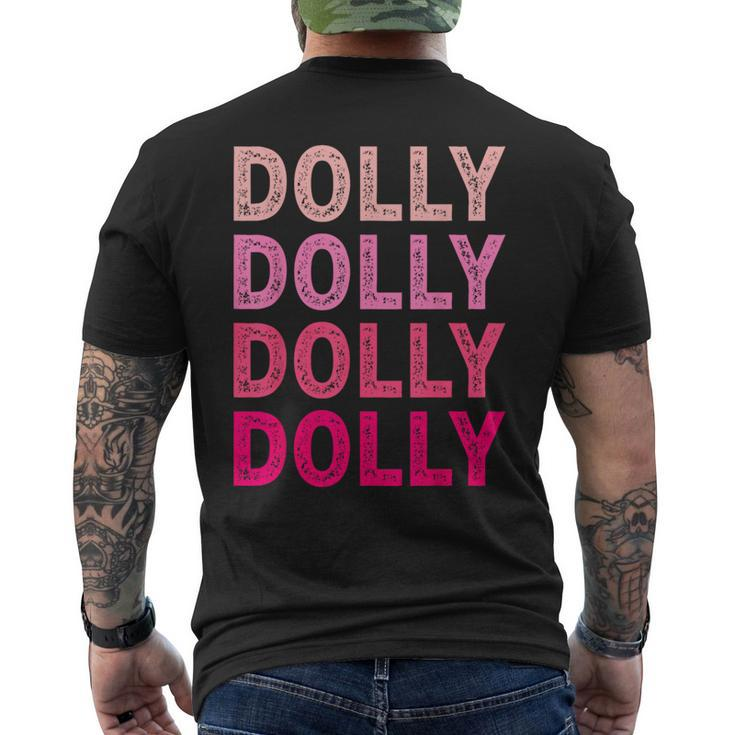 Personalized Name Dolly I Love Dolly Men's T-shirt Back Print