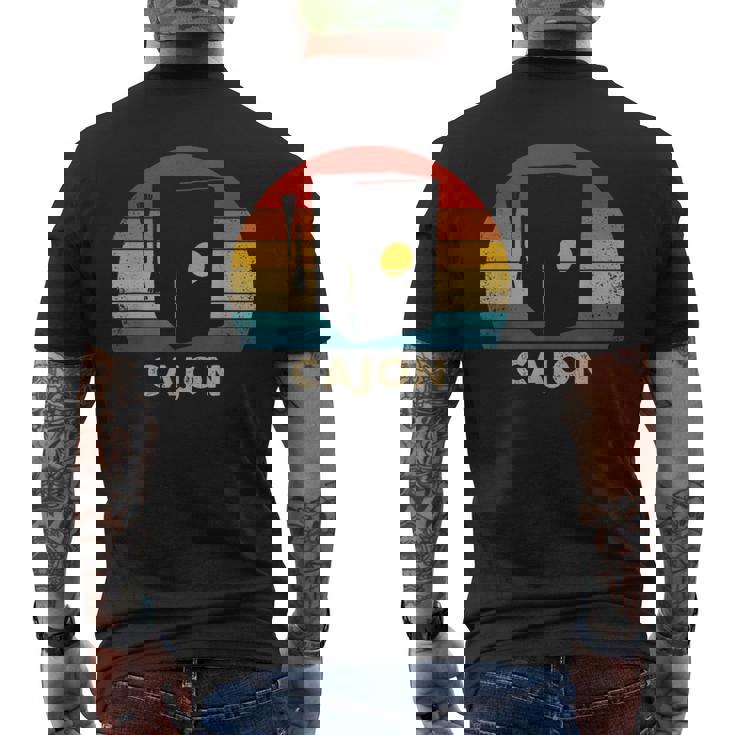 Peruvian Cajon Retro Men's T-shirt Back Print