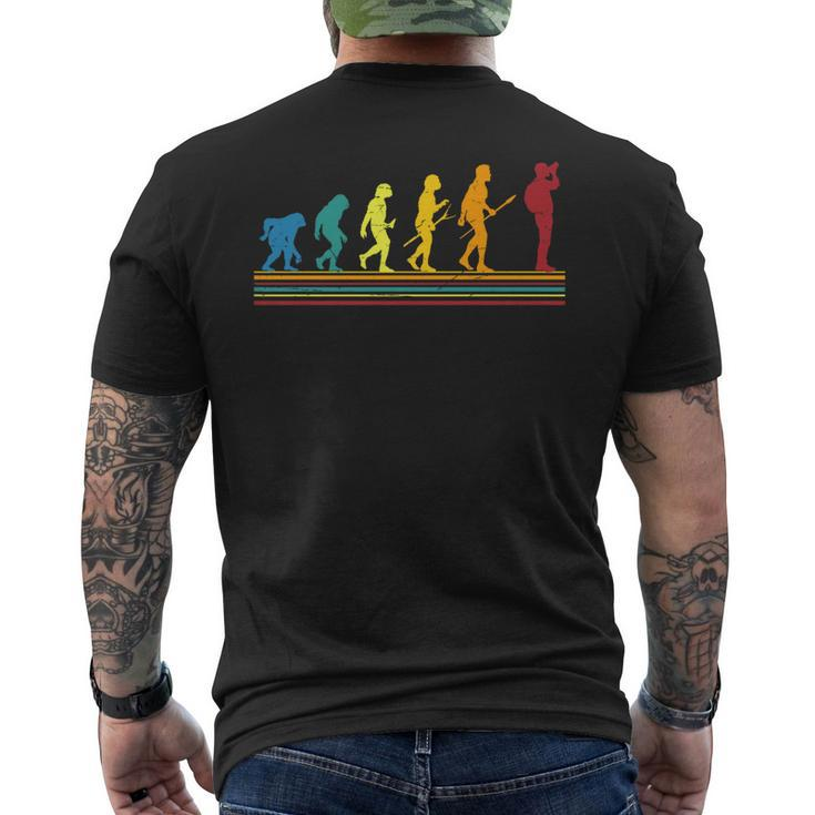 Photography Evolution Retro Style Photographer   Mens Back Print T-shirt