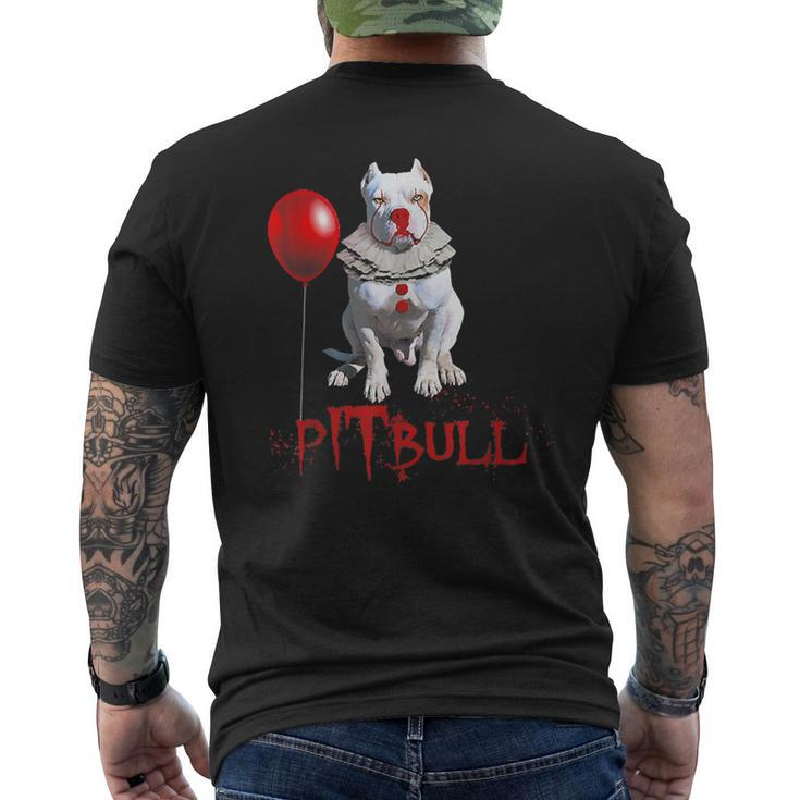 Pitbull Horror Movie Halloween Custome Halloween Custome  Men's T-shirt Back Print