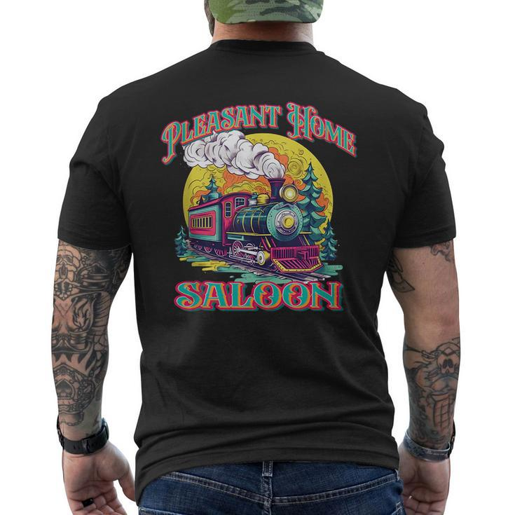 Pleasant Home Saloon Mens Back Print T-shirt