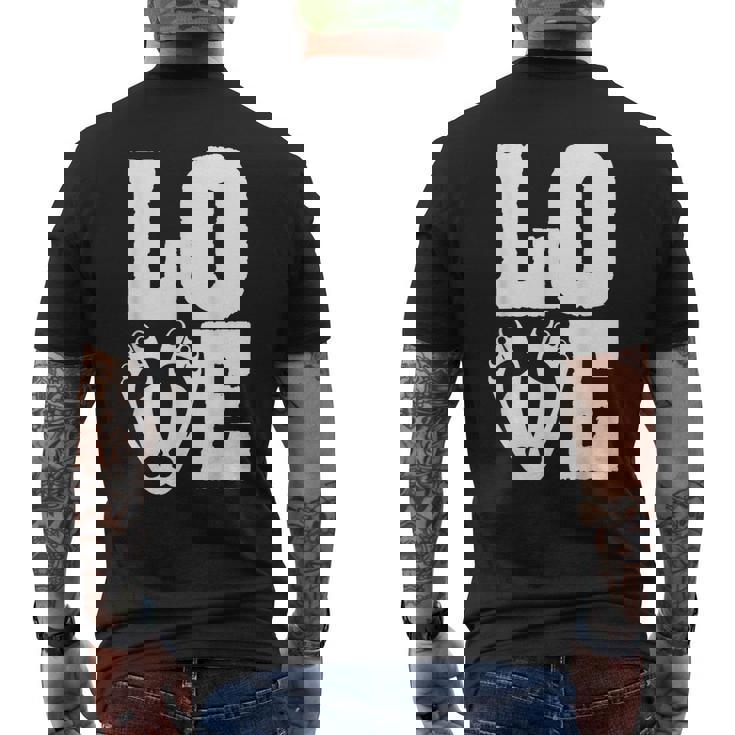 Podiatric Surgeon Love Foot Feet Podiatrist Podiatry Men's T-shirt Back Print