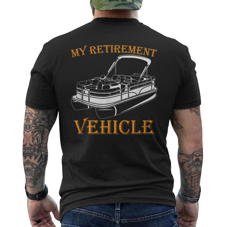 Pontoon Lover | Retirement | Boat Captain | Pontoon  Mens Back Print T-shirt