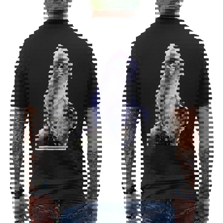 Popa Langur Lovers Men's T-shirt Back Print