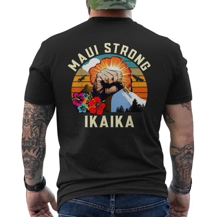 Pray For Maui Hawaii Strong Apparel Matching Family Men's T-shirt Back Print