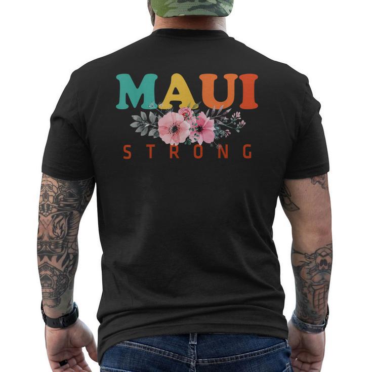 Pray For Maui Hawaii Strong Men's T-shirt Back Print