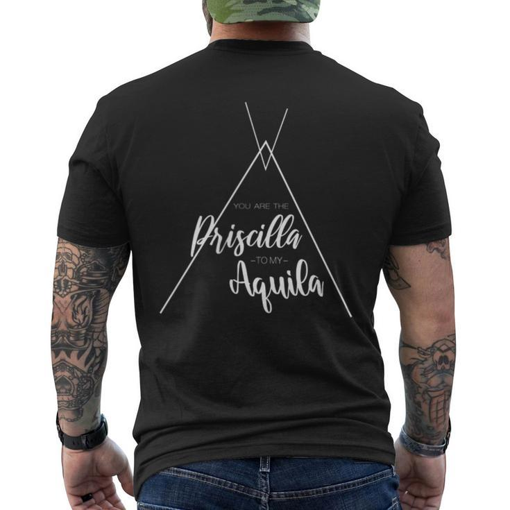 You Are The Priscilla To My Aquilla Ministry Men's T-shirt Back Print
