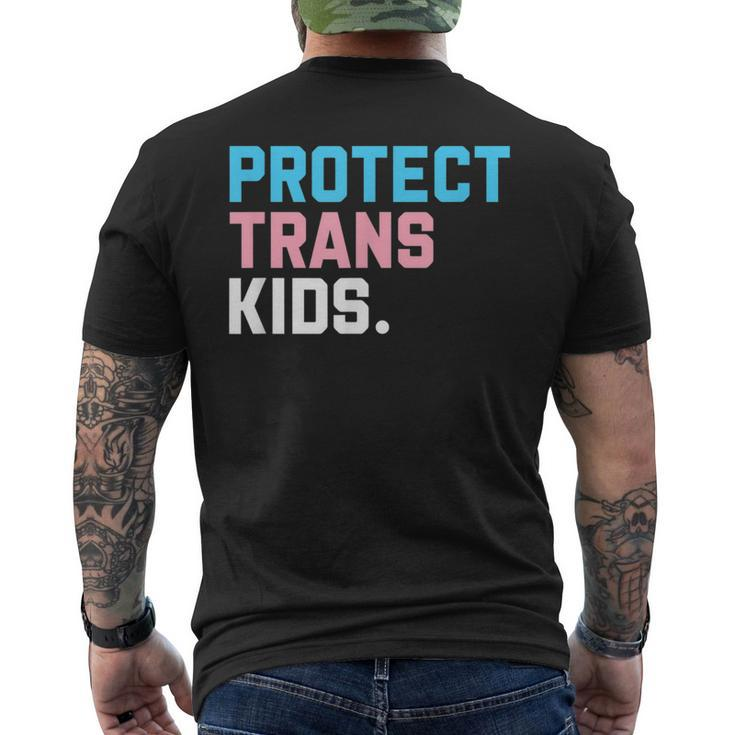 Protect Trans Kids - Lgbt Support Lgbt Pride  Mens Back Print T-shirt