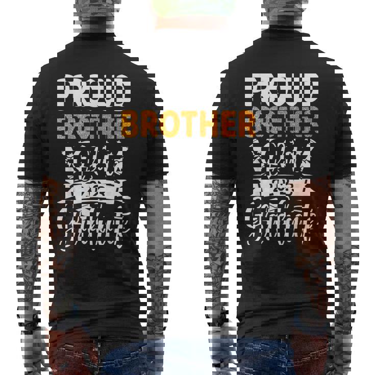 Proud Brother Of A 2023 Graduate Senior Family Graduation Funny Gifts For Brothers Mens Back Print T-shirt