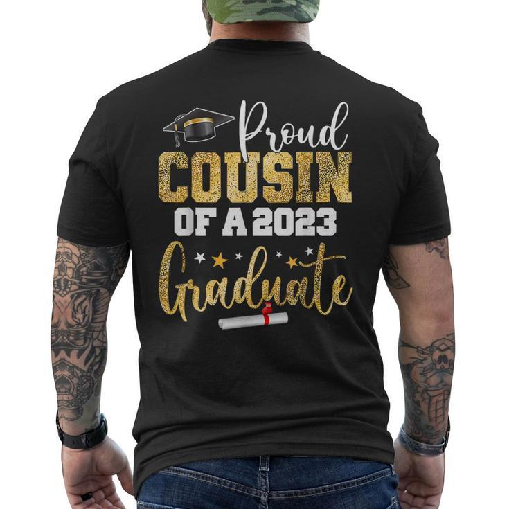 Proud Cousin Of A 2023 Graduate Class Senior Graduation Men's Back Print T-shirt