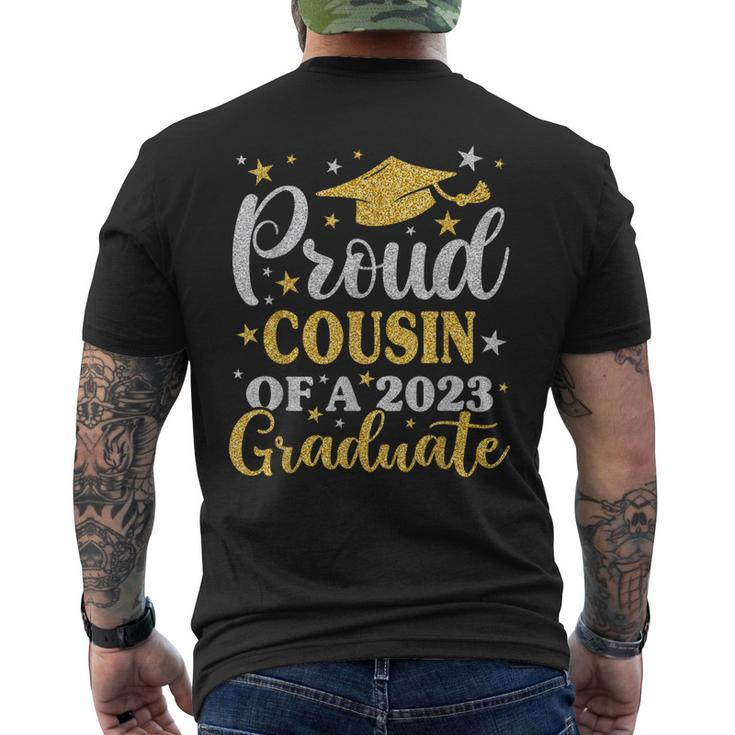 Proud Cousin Of A 2023 Graduate Senior 23 Family Graduation  Mens Back Print T-shirt