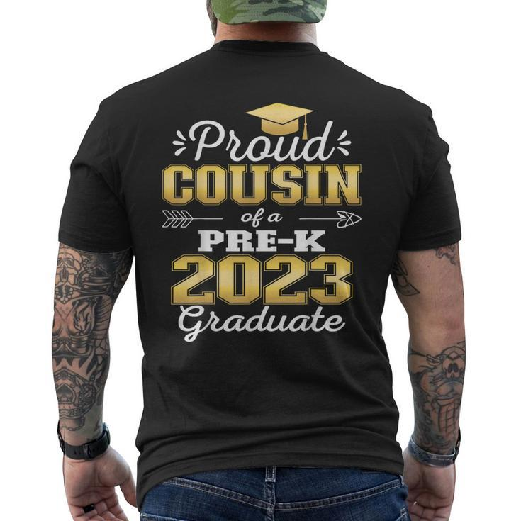 Proud Cousin Of Pre K School Graduate 2023 Graduation Cousin Men's Back Print T-shirt