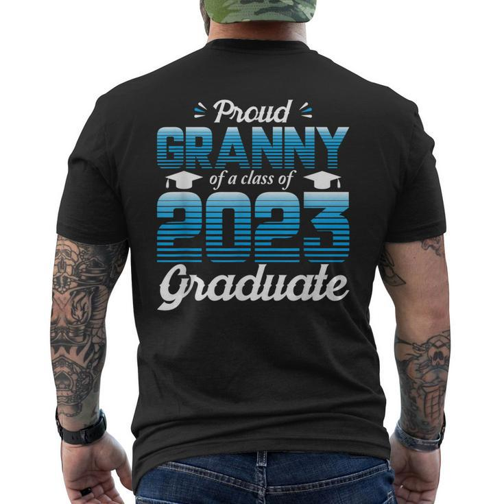 Proud Granny Of A Class Of 2023 Graduate School 2023 Senior Men's Back Print T-shirt