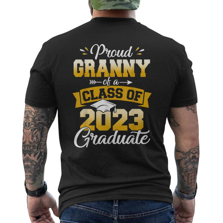 Proud Granny Of A Class Of 2023 Graduate Senior Graduation Men's Back Print T-shirt