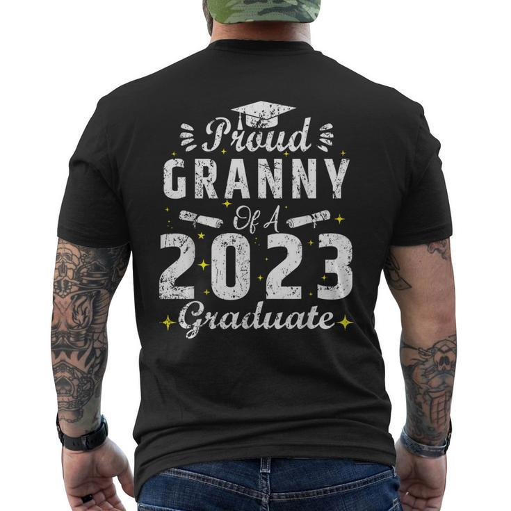 Proud Granny Of A Class Of 2023 Graduate Graduation Senior  Mens Back Print T-shirt