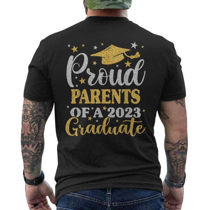 Proud Parents Of A 2023 Graduate Senior 23 Family Graduation  Mens Back Print T-shirt