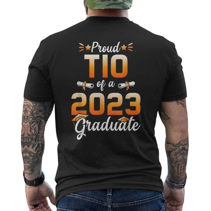 Proud Tio Of A Class Of 2023 Graduate Senior Graduation Men's Back Print T-shirt