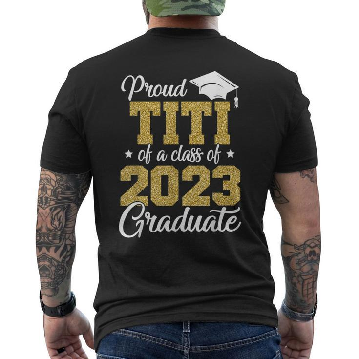 Proud Titi Of A Class Of 2023 Graduate Senior 23 Men's Back Print T-shirt