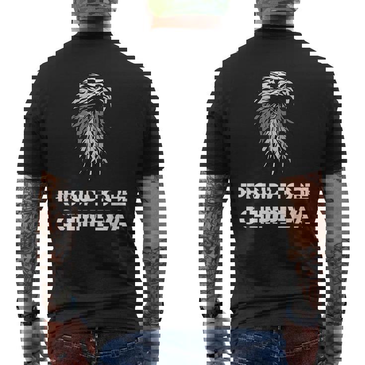 Proud To Be Chippewa - Native American Pride T Mens Back Print T-shirt