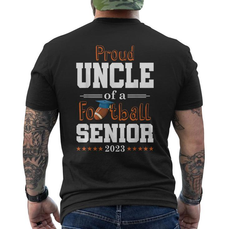 Proud Uncle Of A Football Senior 2023 Class Of 2023  Mens Back Print T-shirt