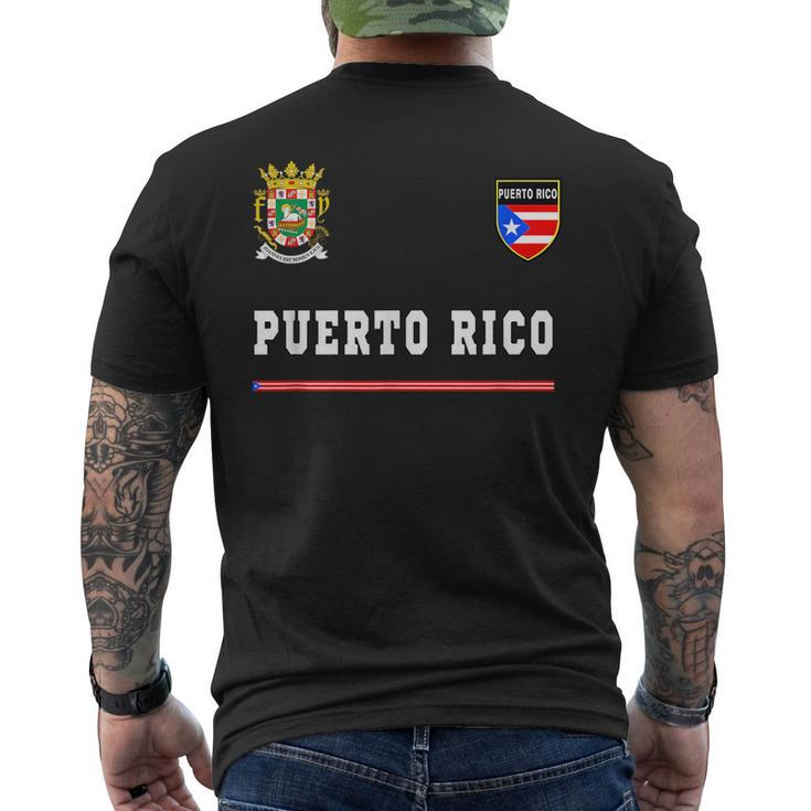 Puerto Rico SportSoccer Jersey  Flag Football  Mens Back Print T-shirt