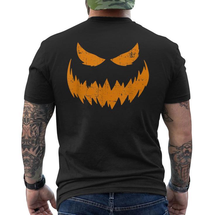 Vintage Jack O Lantern Scary Pumpkin Face Funny Halloween T Shirt