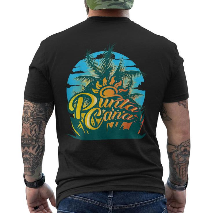 Punta Cana Cool Dainty Beach Lovers Men's T-shirt Back Print