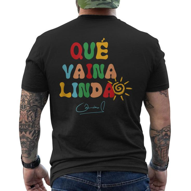 Qué Vaina Linda  Mens Back Print T-shirt