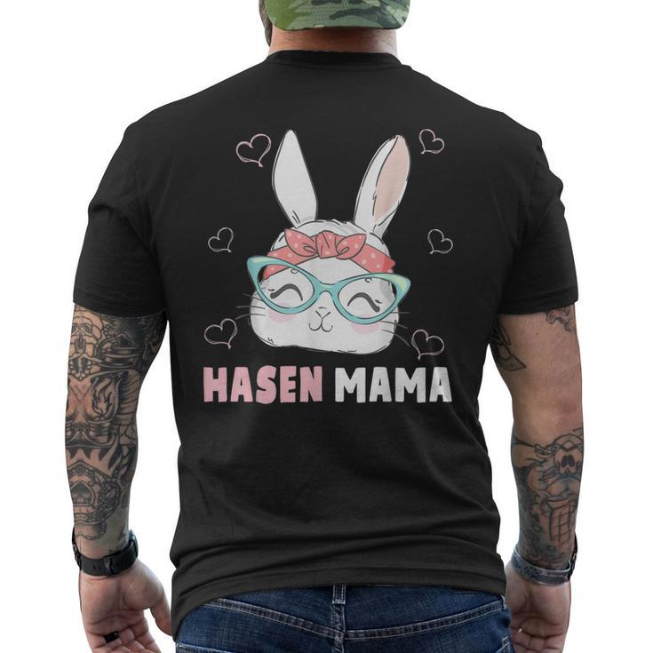 Rabbit Mum Bandana Rabbit Easter Rabbit Mum For Women Men's Back Print T-shirt