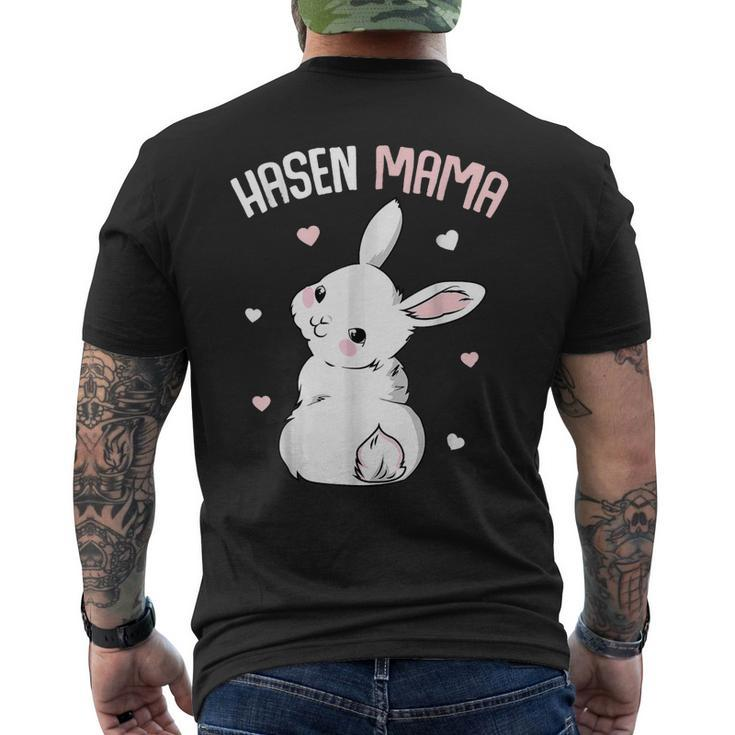 Rabbit Mum With Rabbit Easter Bunny For Women Men's Back Print T-shirt