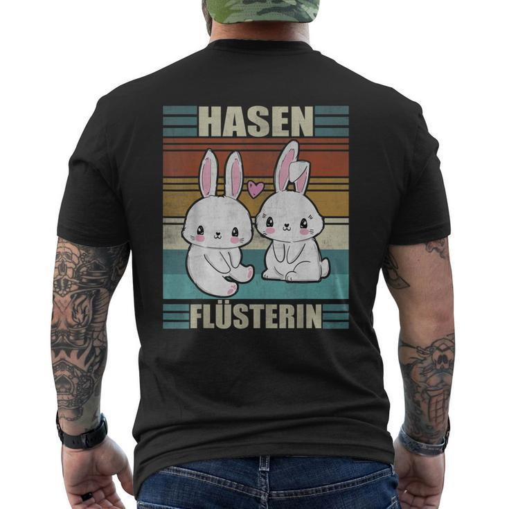 Rabbit Whispering Cute Rabbit Mum Rabbit For Women Men's Back Print T-shirt