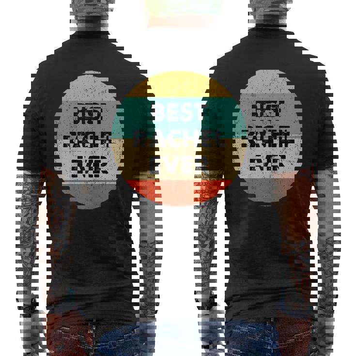 Rachel Name Men's Back Print T-shirt