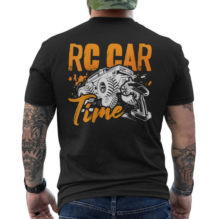 Rc Car Time Model Making Remote Controlled Rc Model Racing Men's T-shirt Back Print