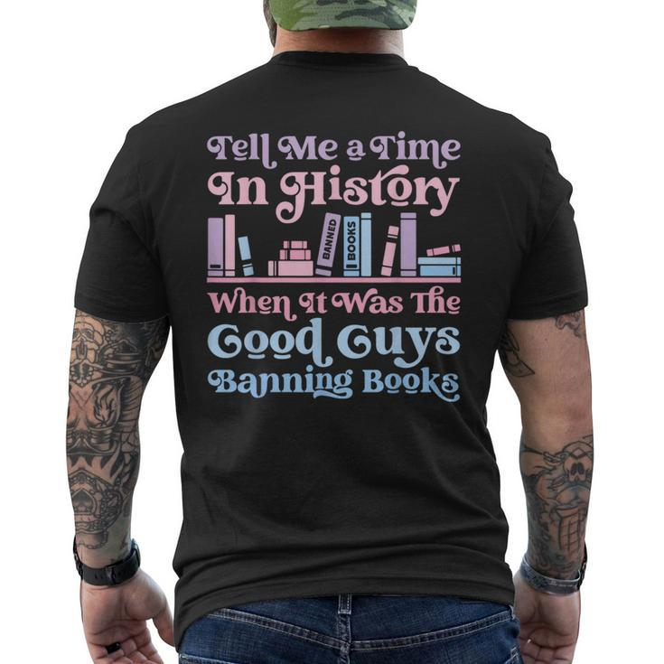 Reading Banned Books Book Lovers Reader I Read Banned Books Men's T-shirt Back Print