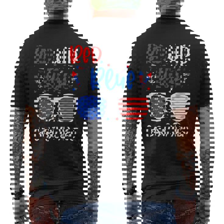 Red White & Blue Cousin Crew 4Th Of July Kids Usa  Usa Funny Gifts Mens Back Print T-shirt