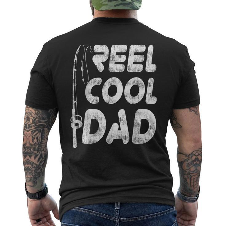 Reel Cool Dad Great Fishing Fathers Day Idea Men's T-shirt Back Print