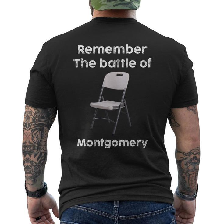 Remember The Battle Of Montgomery Alabama Black History Men's T-shirt Back Print