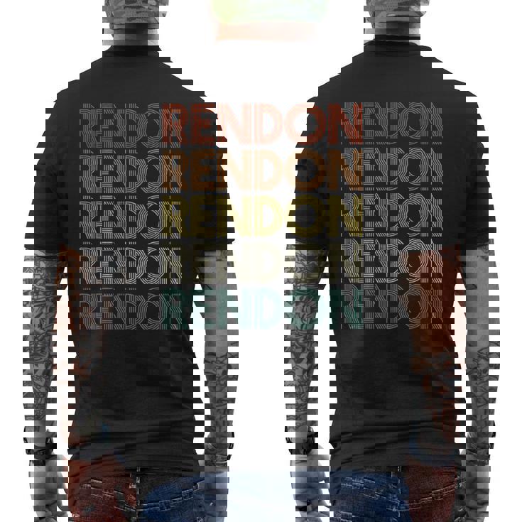 Rendon Vintage Retro Men's T-shirt Back Print