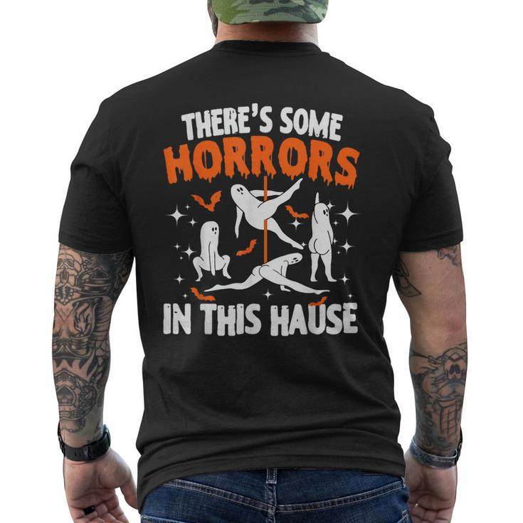 There's Some Horrors In This House Halloween Men's T-shirt Back Print